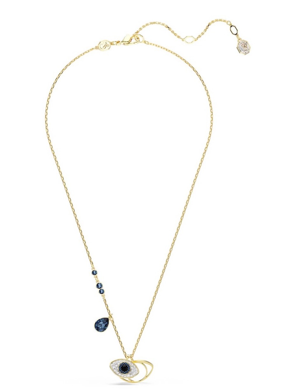 Swarovski Gold Evil Eye Necklace